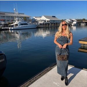 Zara chic denim dress